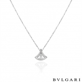 Bvlgari White Gold Diamond Divas' Dream Pendant 354049